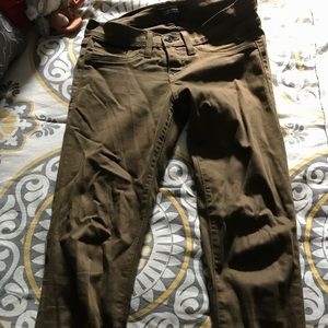 Olive Skinny Jeans